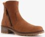 Hush Puppies gevoerde leren enkellaarsjes bruin Uitneembare zool - Thumbnail 6