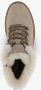 Hush Puppies gevoerde suede dames veterboots beige Echt leer - Thumbnail 5