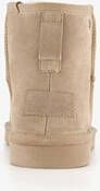 Hush Puppies gevoerde suede enkellaarsjes beige