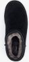 Hush Puppies gevoerde suede heren pantoffels zwart Sloffen Echt leer - Thumbnail 3