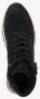 Hush Puppies hoge leren dames sneakers Zwart Echt leer Uitneembare zool - Thumbnail 3