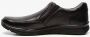 Hush Puppies leren heren instappers zwart - Thumbnail 3