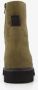 Hush Puppies leren dames boots olijfgroen - Thumbnail 2