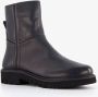 Hush Puppies leren dames boots zwart - Thumbnail 5