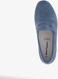 Hush Puppies leren dames instapper blauw