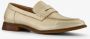 Hush Puppies leren dames loafers metallic goud - Thumbnail 8