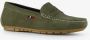 Hush Puppies leren dames mocassins beige Echt leer Uitneembare zool - Thumbnail 9