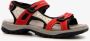 Hush Puppies leren dames sandalen beige rood - Thumbnail 8