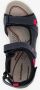 Hush Puppies leren dames sandalen blauw rood - Thumbnail 4