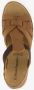 Hush Puppies leren dames sandalen cognac Uitneembare zool - Thumbnail 6