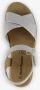 Hush Puppies leren dames sandalen met sleehak Zilver Uitneembare zool - Thumbnail 7