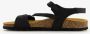 Hush Puppies leren dames sandalen zwart Echt leer - Thumbnail 4
