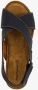 Hush Puppies leren dames sleehak sandalen zwart - Thumbnail 6