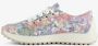Hush Puppies leren dames sneakers bloemenprint Wit Uitneembare zool - Thumbnail 5