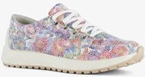 Hush Puppies leren dames sneakers bloemenprint