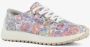 Hush Puppies leren dames sneakers bloemenprint Wit Uitneembare zool - Thumbnail 7