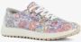 Hush Puppies leren dames sneakers bloemenprint Wit Uitneembare zool - Thumbnail 6