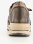 Hush Puppies leren dames sneakers brons beige Uitneembare zool - Thumbnail 3