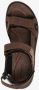 Hush Puppies leren heren sandalen bruin Uitneembare zool - Thumbnail 4