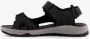 Hush Puppies leren heren sandalen zwart Uitneembare zool - Thumbnail 5