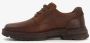 Hush Puppies leren heren veterschoenen bruin Uitneembare zool - Thumbnail 2