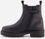 Hush Puppies leren kinder Chelsea boots zwart - Thumbnail 4