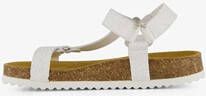 Hush Puppies leren meisjes bio sandalen wit zilver