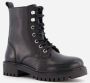 Hush Puppies leren meisjes veterboots Zwart - Thumbnail 6