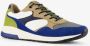 Hush Puppies heren sneakers blauw groen Uitneembare zool - Thumbnail 5