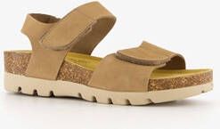 Hush Puppies suede dames bio sandalen beige