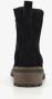Hush Puppies suede dames enkellaarsjes zwart - Thumbnail 2