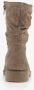 Hush Puppies suede dames enkellaarzen taupe Beige Echt leer Uitneembare zool - Thumbnail 4