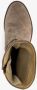 Hush Puppies suede dames enkellaarzen taupe Beige Echt leer Uitneembare zool - Thumbnail 5