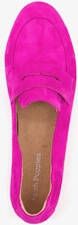 Hush Puppies suede dames loafers fuchsia roze