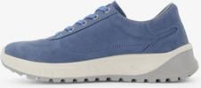 Hush Puppies suede dames sneakers blauw