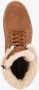 Hush Puppies suède dames veterboots bruin Echt leer - Thumbnail 3