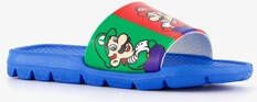 Super Mario Bros Super Mario kinder badslippers blauw