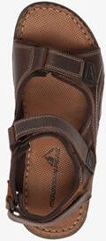Mountain Peak leren heren sandalen bruin
