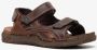Mountain Peak leren heren sandalen bruin - Thumbnail 6