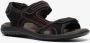 Mountain Peak leren heren sandalen zwart - Thumbnail 15