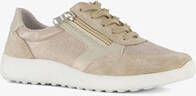 Natuform leren dames sneakers beige