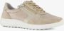 Natuform leren dames sneakers beige Uitneembare zool - Thumbnail 6