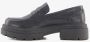 Nova dames loafers chunky zwart slangenprint - Thumbnail 3