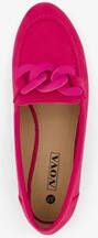 Nova dames loafers fuchsia roze