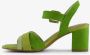 Nova dames sandalen met hak groen - Thumbnail 2