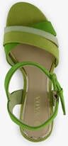 Nova dames sandalen met hak groen