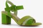 Nova dames sandalen met hak groen - Thumbnail 4