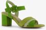 Nova dames sandalen met hak groen - Thumbnail 6