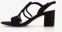 Nova dames sandalen met hak zwart - Thumbnail 2