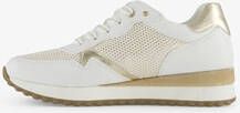 Nova dames sneakers wit met gouden details